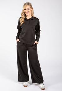 Soft Touch Wide Leg Joggers