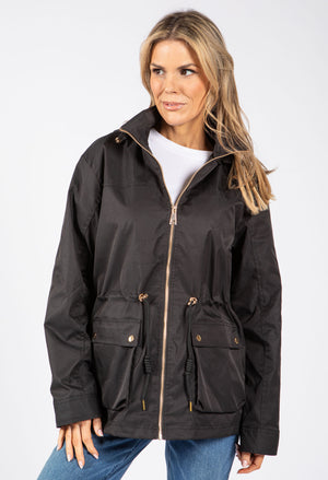 Adjustable Waist Rain Jacket