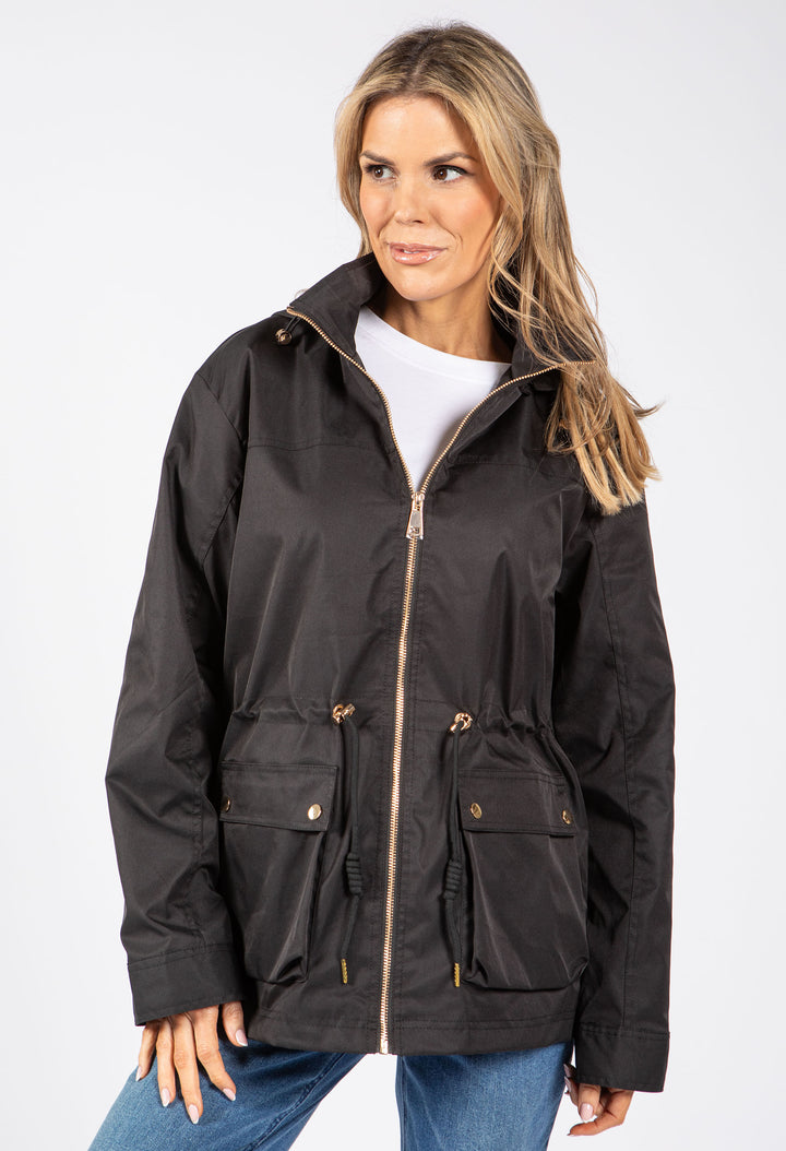 Adjustable Waist Rain Jacket