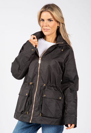 Adjustable Waist Rain Jacket