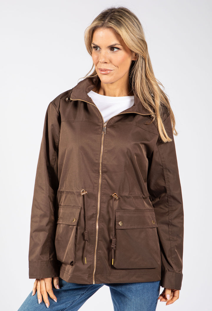 Adjustable Waist Rain Jacket