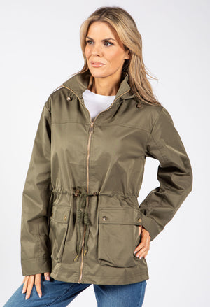Adjustable Waist Rain Jacket