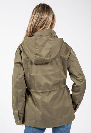 Adjustable Waist Rain Jacket