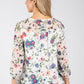Floral Print Chiffon Blouse