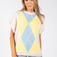 Argyle Knitted Vest