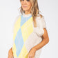 Argyle Knitted Vest