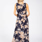 Sleeveless Floral Wrap Dress