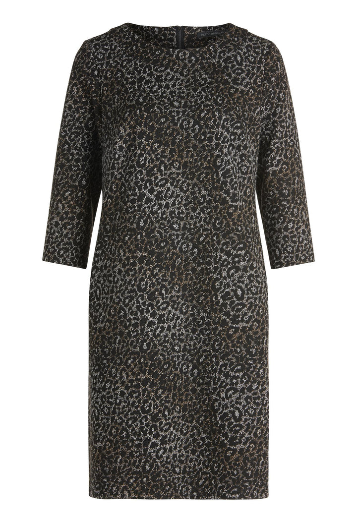 Knee-length jersey dress