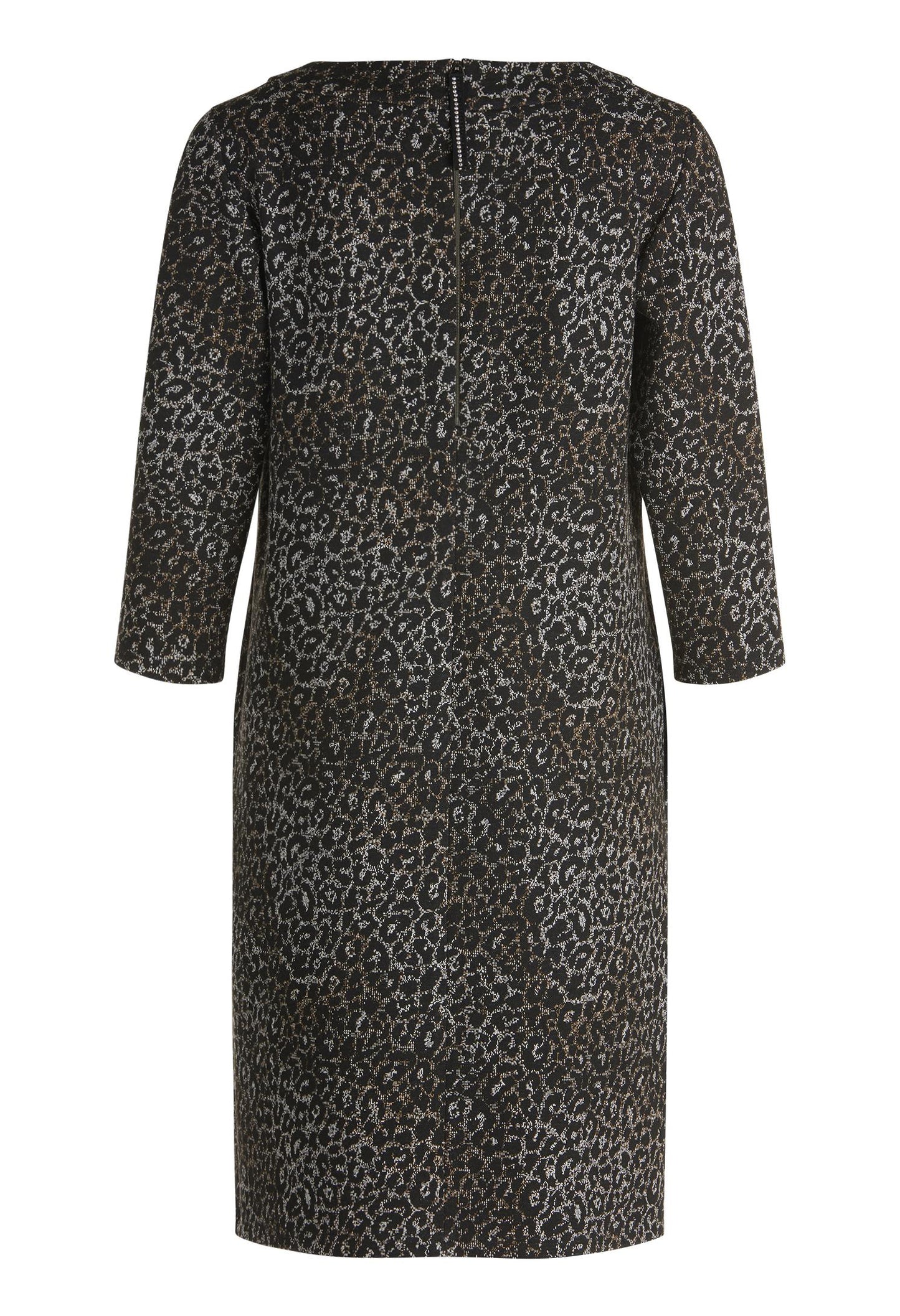 Knee-length jersey dress