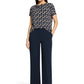 Printed Cowl Neck Top