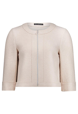3/4 Sleeve Zip-Up Jacket