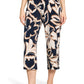 Floral Print 3/4 Length Trousers