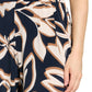 Floral Print 3/4 Length Trousers