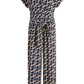 Printed Wrap Jumpsuit