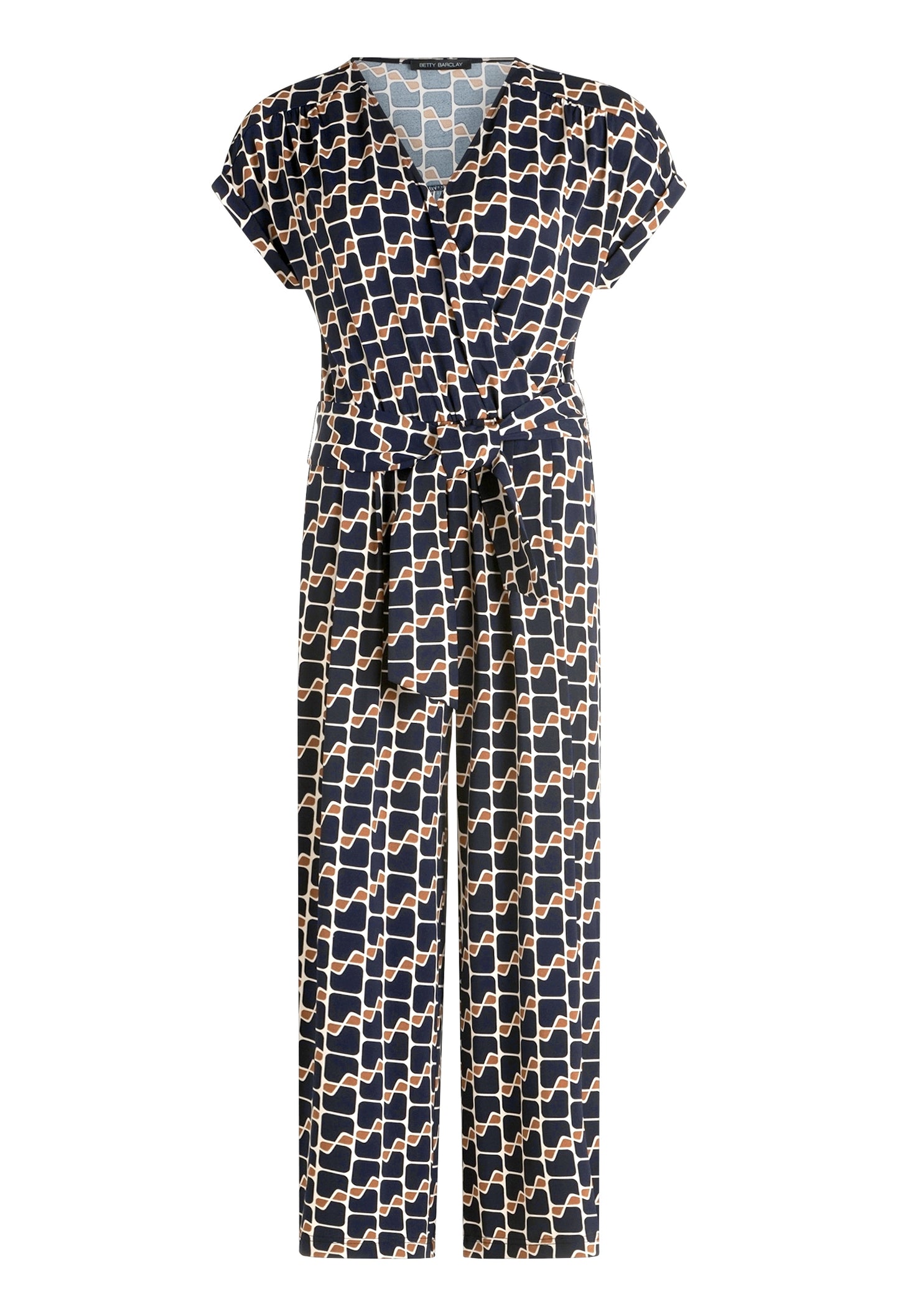 Printed Wrap Jumpsuit