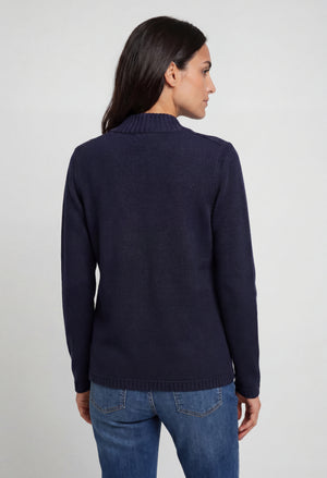 Ribbed Zip-Up Cardigan