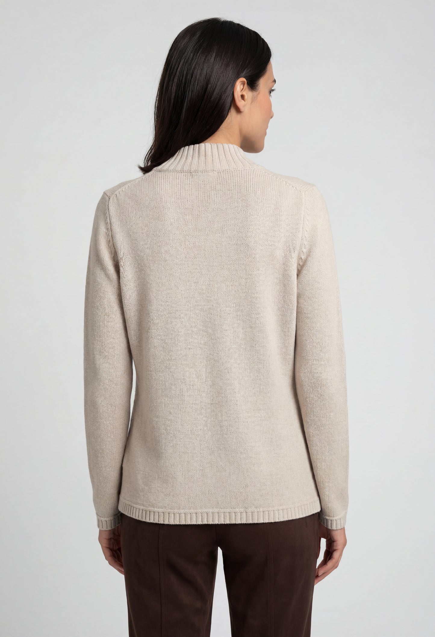Ribbed Zip-Up Cardigan