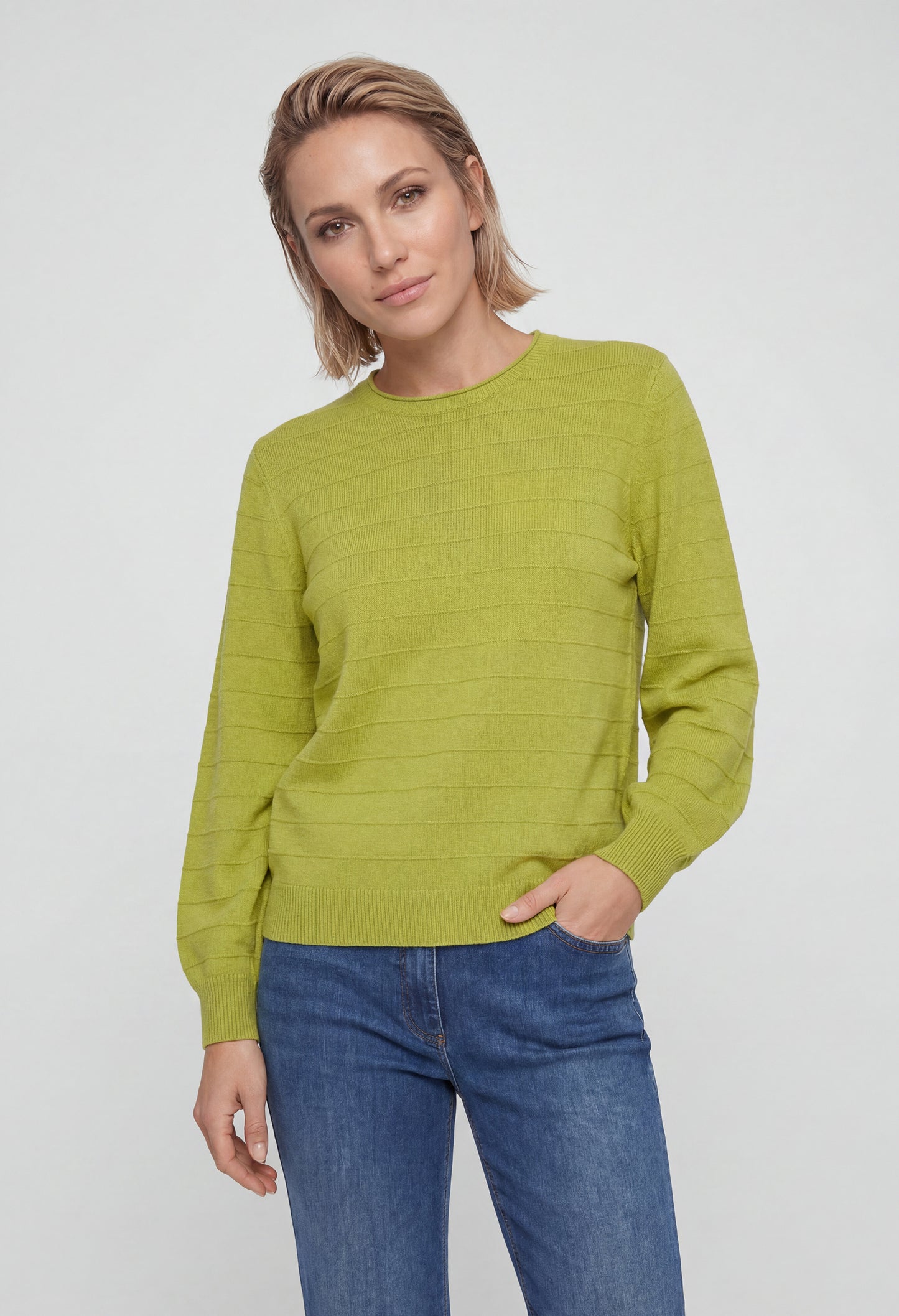 Round Neck Knit Jumper