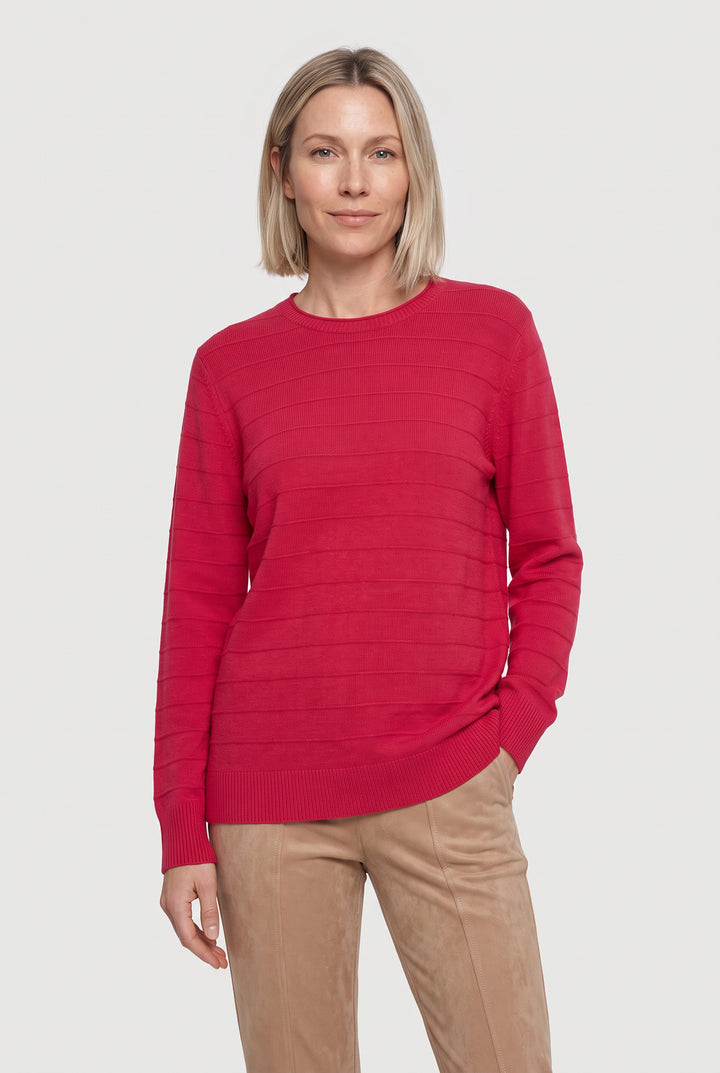Round Neck Knit Jumper, view 5 – Pamela Scott