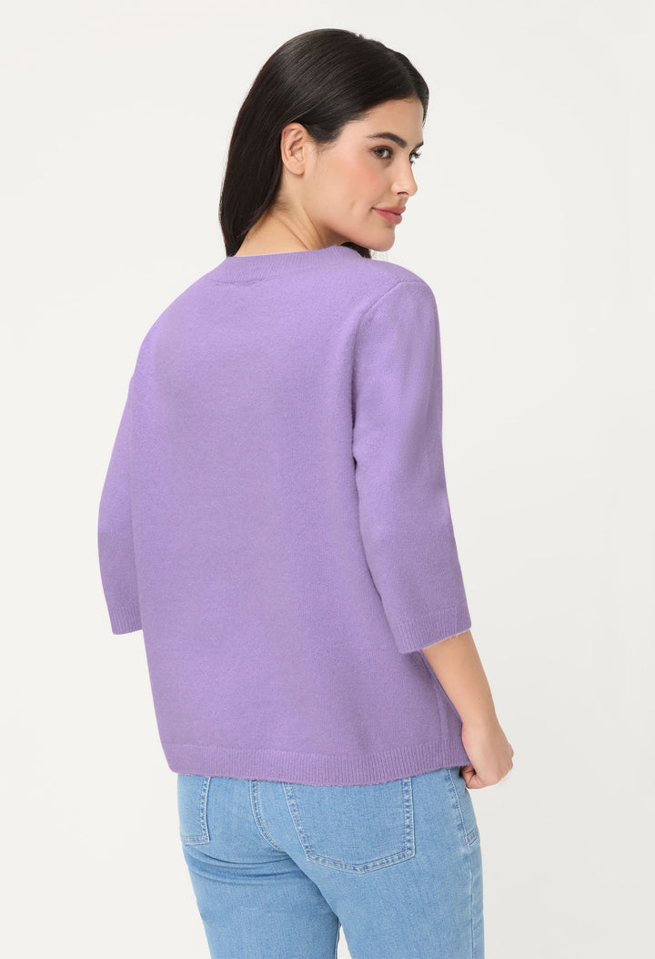 3/4 Sleeve Knit Jumper