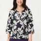 Leaf Print Blouse