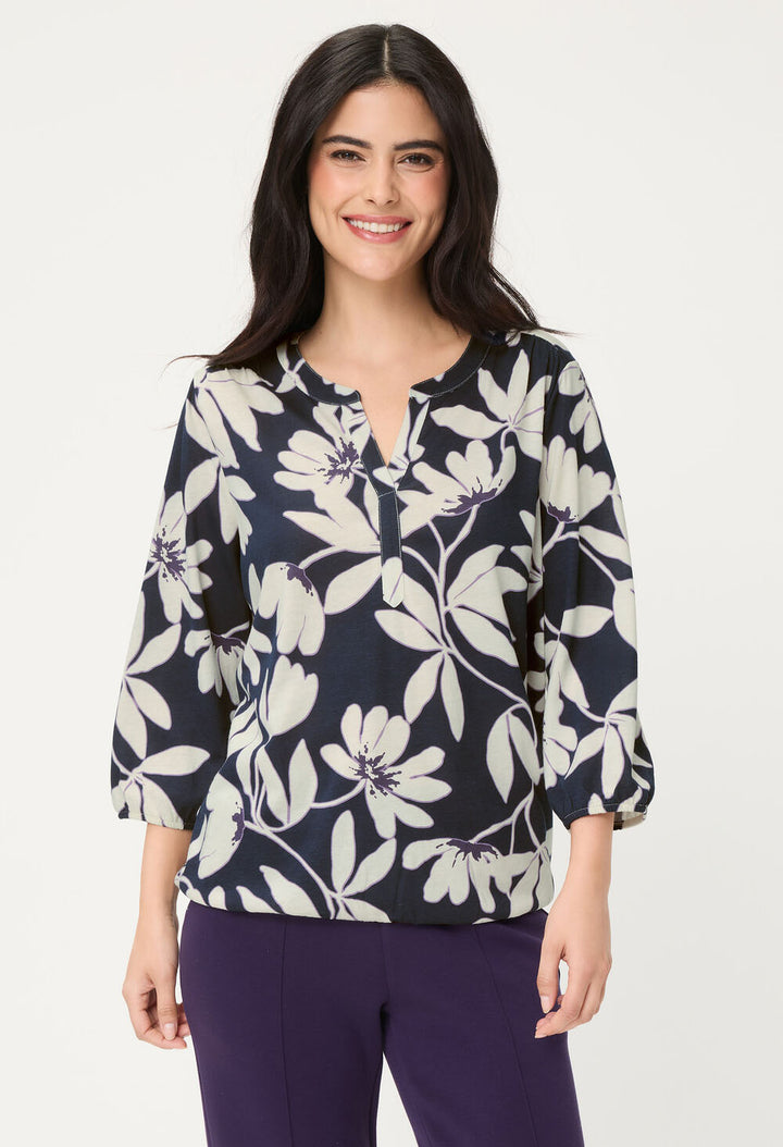 Leaf Print Blouse
