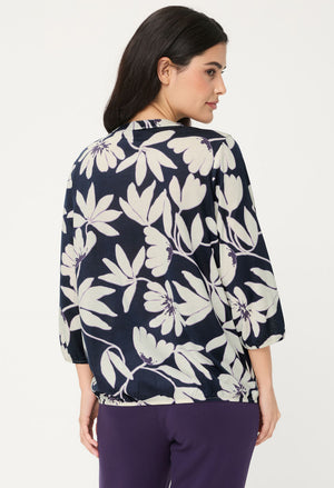 Leaf Print Blouse