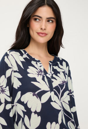 Leaf Print Blouse