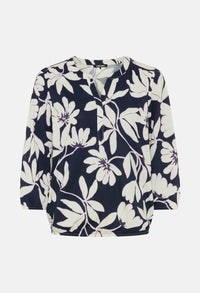 Leaf Print Blouse