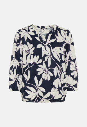 Leaf Print Blouse