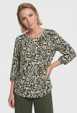 Animal Print Blouse