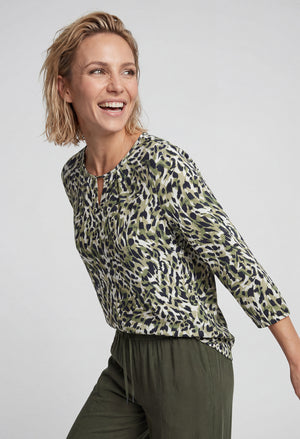 Animal Print Blouse