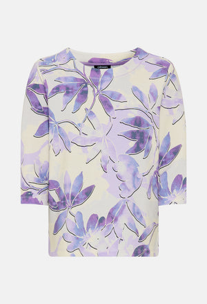 Leaf Print Top