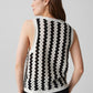 Ifama Sleeveless Crochet Knit Top