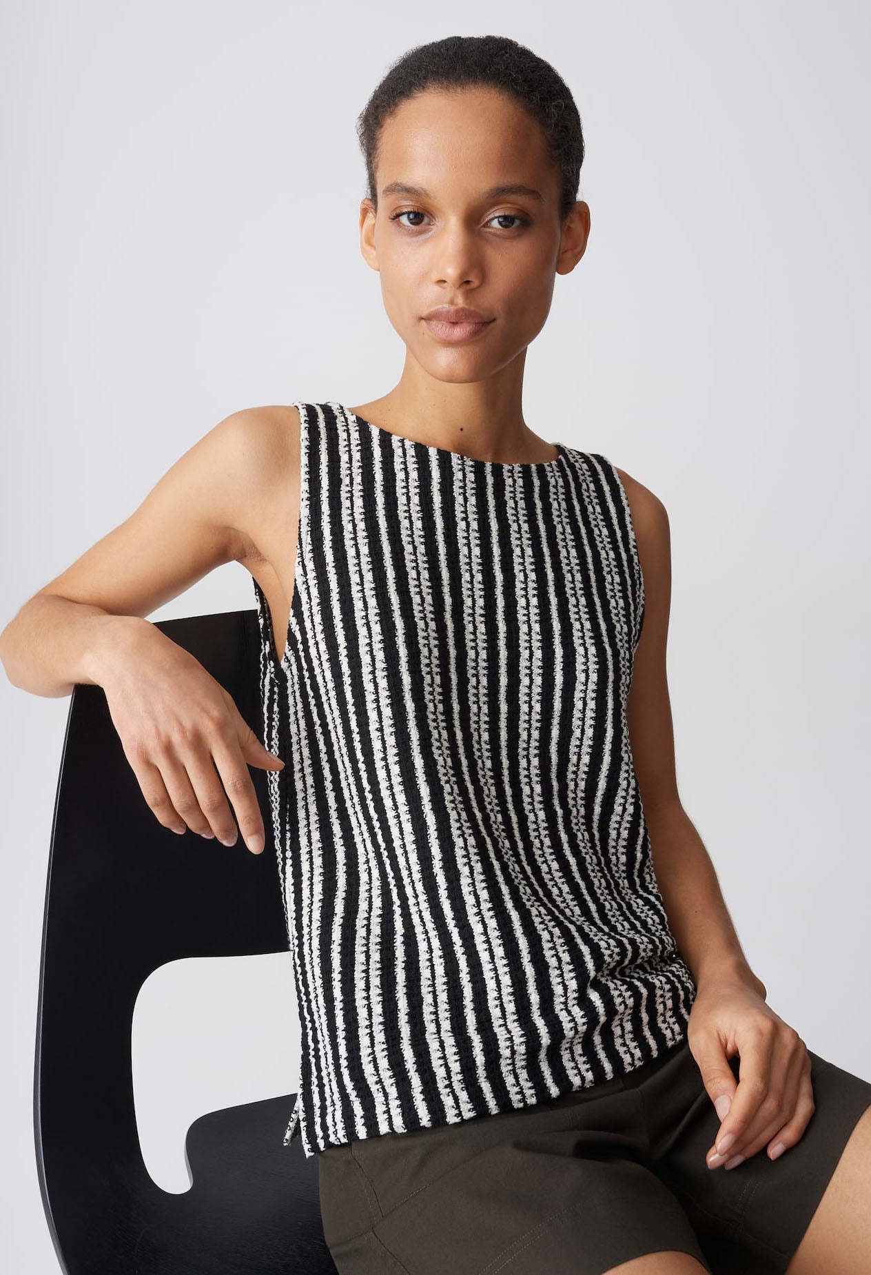 Imesa Striped Knit Top
