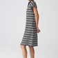 Wary Striped Polo Knit Dress