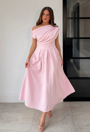 Betty Asymmetric Midi Dress