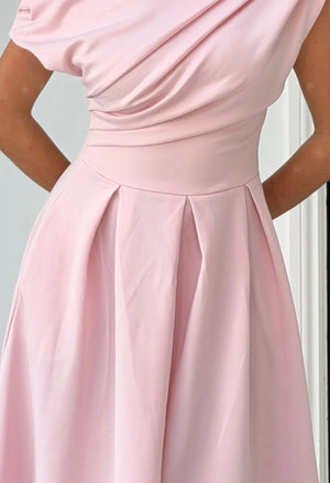 Betty Asymmetric Midi Dress