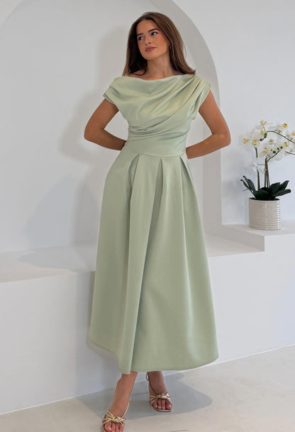 Betty Asymmetric Midi Dress