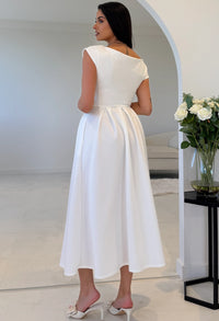 Betty Asymmetric Midi Dress