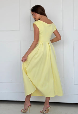 Betty Asymmetric Midi Dress