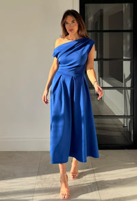 Betty Asymmetric Midi Dress
