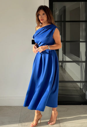 Betty Asymmetric Midi Dress