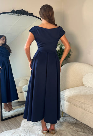 Betty Asymmetric Midi Dress
