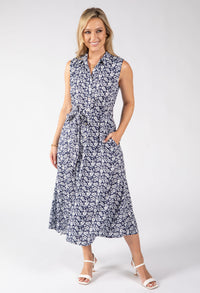 Emilia Floral Print Shirt Dress