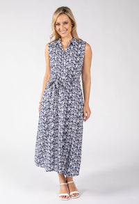 Emilia Floral Print Shirt Dress