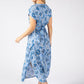 Kiki Floral Print Midi Dress