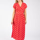 Kiki Polka Dot Midi Dress