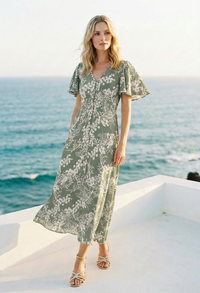 Oyo Floral Midi Dress