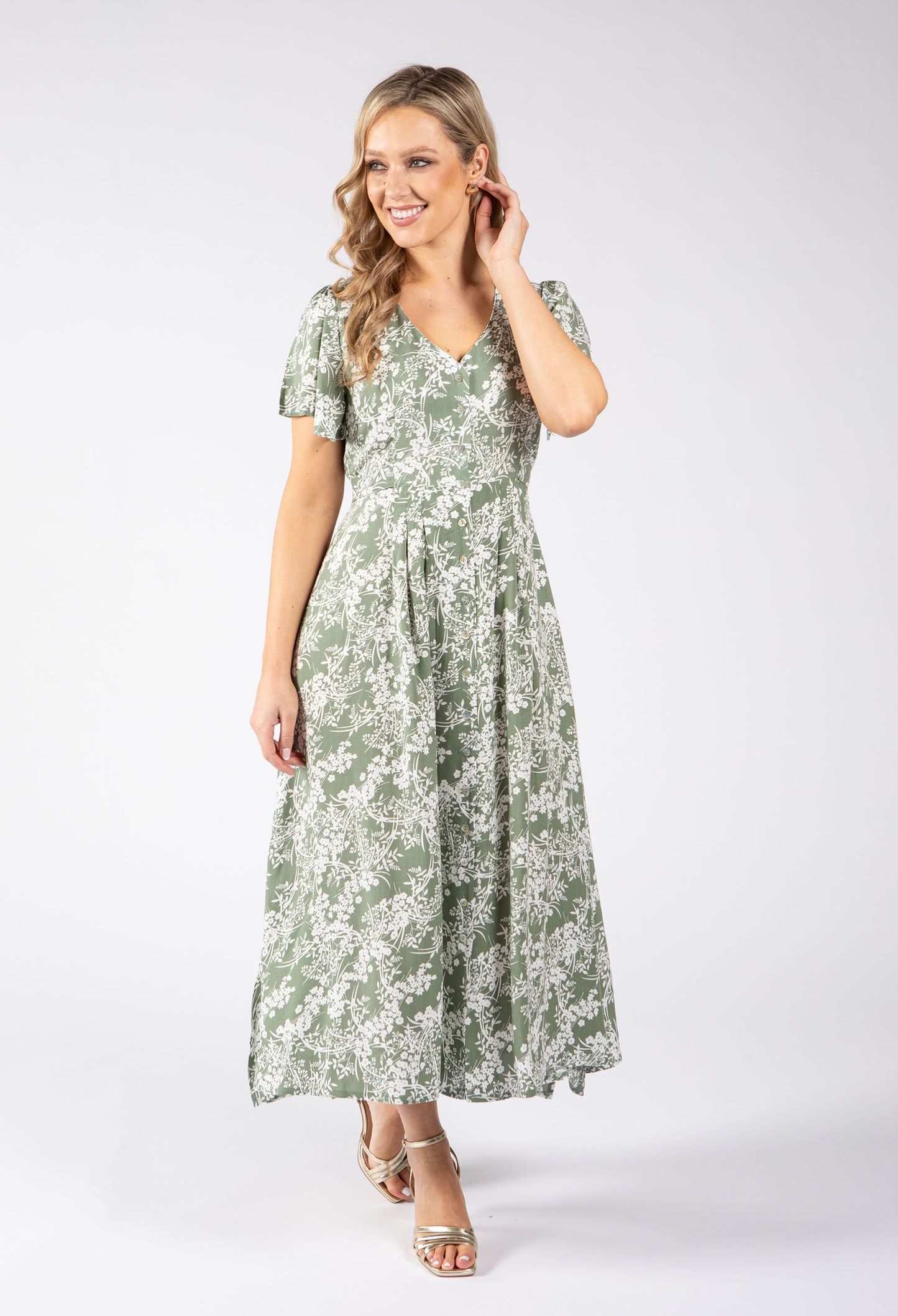 Oyo Floral Midi Dress